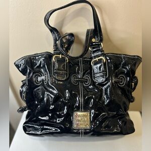 Dooney & Bourke Black Patent Leather Bag